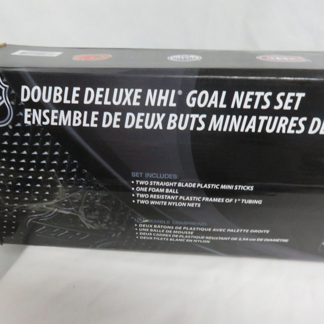 KIDS Double Deluxe NHL Goal Nets Set NEW In BOX - Easy Assembly in Toys & Games in Red Deer - Image 3