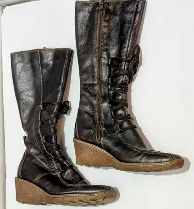 Brown Leather Quality Boots EU38, View more