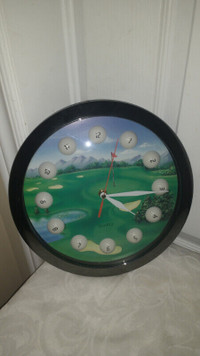 unique treasures house, golf clock