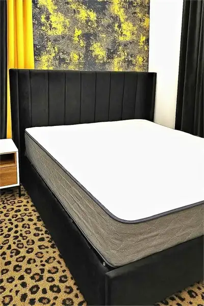 Luxury Velvet Bed with Lift-Up Storage | Brand New in Box, View more