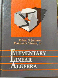 textbook Linear Algebra  in excellent condition