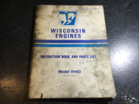 Wisconsin Air Cooled VH4D 4 Cylinder Engine Repair Parts Manual