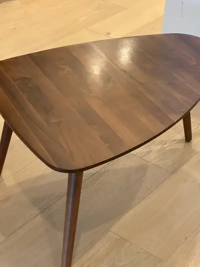 Amoeba 29.5" walnut coffee table from Article, View more