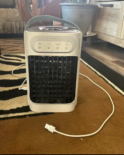 Selling a portable air conditioner from CoolingFan. It comes with a USB cable for power. Great for s...