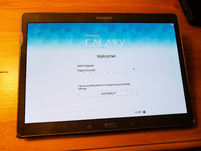 Galaxy Tab S Tablet with cover in iPads & Tablets in Grande Prairie