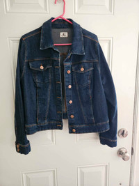 LADIES DC JEAN JACKET WITH TWO PERCENT SPANDEX
