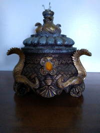 Asian vintage jewelry box