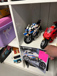 LEGO like motorcycle