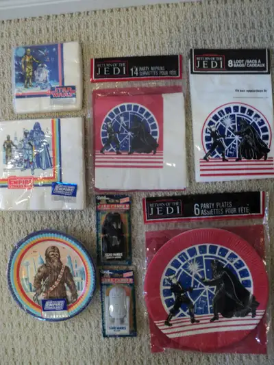 Vintage Star Wars Party Supplies 1978-1983 *ALL SEALED*, View more