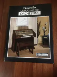 Baldwin Microcomputer Orchestra Keyboard and Bench