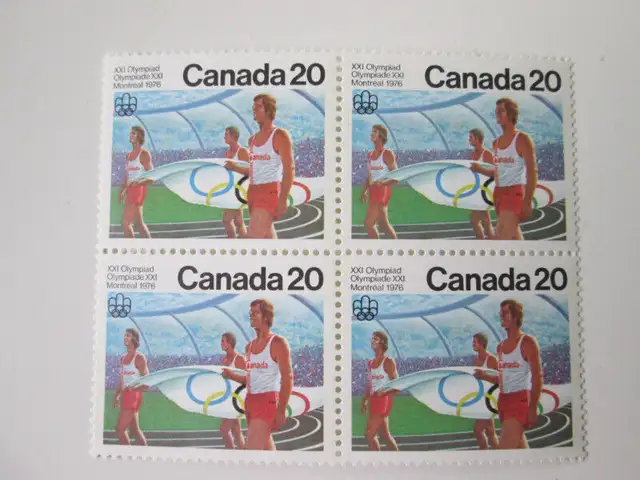 682 Block Mint Canadian Postage Stamps Olympics Opening in Hobbies & Crafts in City of Montréal - Image 2