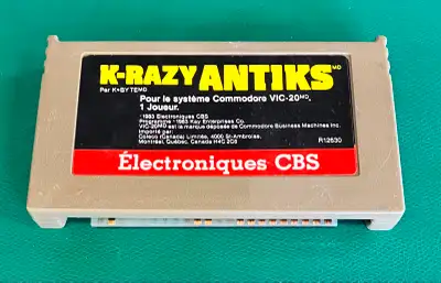 Jeux Pour Commodore VIC-20, K-Razy Antiks de CBS Software, View more