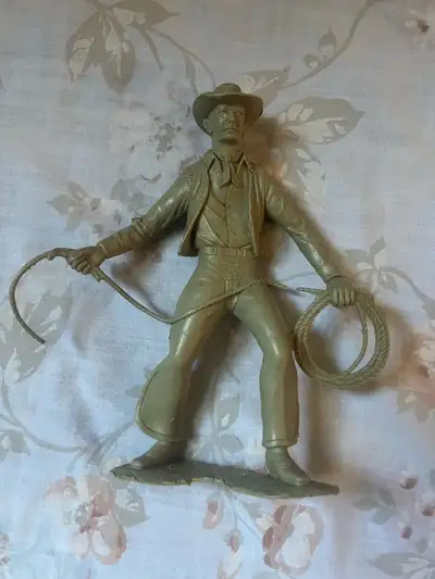 Louis Marx and co. Cowboy with rope As is $10 or best offer