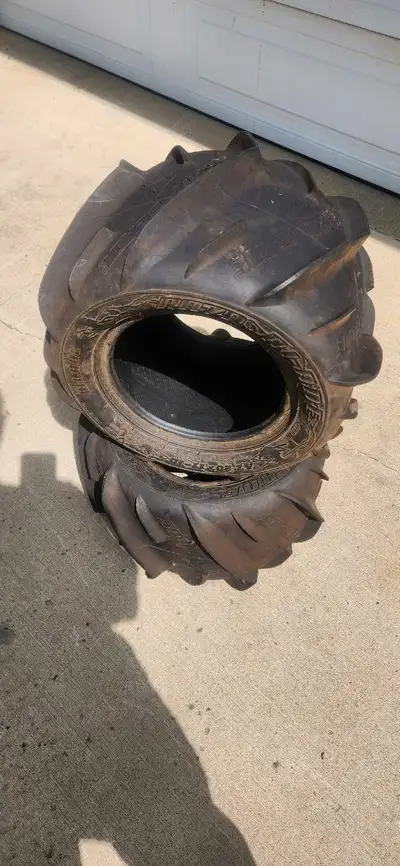 Selling a set of 20X11-10 "RAZR BLADE" paddle tires. Used only one weekend, and are in like new cond...