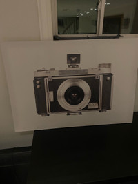 Camera framed photo 