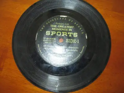 GILLETTE Excerpts from The Greatest Moments In Sports Record Jack Dempsey, Joe Humphries, Gene Tunne...