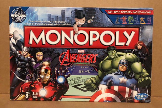 Hasbro Monopoly Marvel Avengers Game in Toys & Games in Mississauga / Peel Region