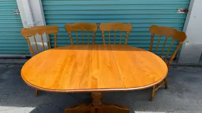 Dining Table with 4 Chairs, View more