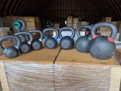 Kettlebells Brand new Various sizes Gst will be added Located east of carstairs but Can deliver equi...