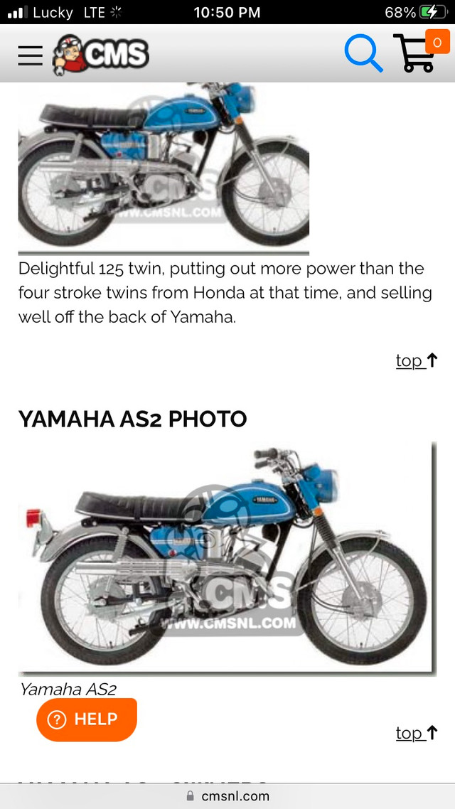 Reduced - 1968-69 AS2 vintage Yamaha 125cc project in Other in Saskatoon - Image 2