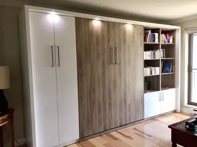 Lit mural et rangement selon vos besoins, View more