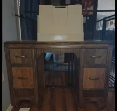 Vintage sewing machine, View more