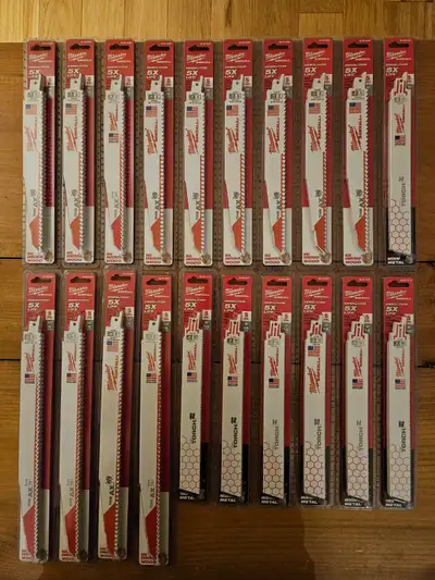 Milwaukee Sawzall Blades (Read Description), View more