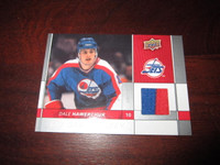 2009-10 UPPER DECK UD GAME JERSEY DALE HAWERCHUK