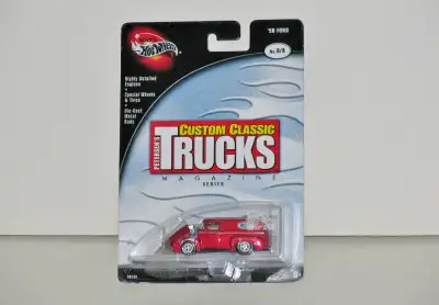 Hot Wheels Custom Classic Trucks '56 Ford 1:64 Diecast in Red, View more