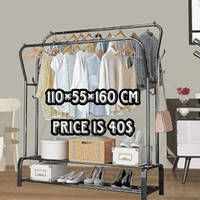 Metal Clothes Hanger Organizer Stand Clothes Holder