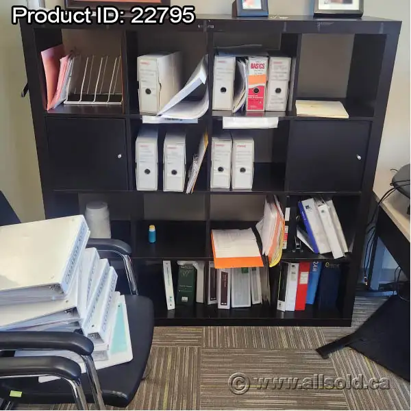 Espresso IKEA Storage 4x4 Cube Bookcase in Storage & Organization in Calgary - Image 2