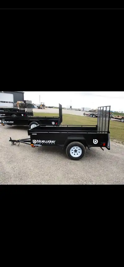 3500 Lb. Axle 13" Radial Tires 2" Coupler Full Tube Frame Steel Floor 19" Solid Front 16" Solid Side...