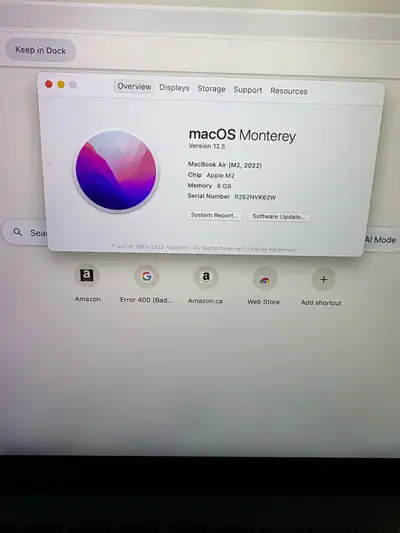Apple Macbook Air M2, View more