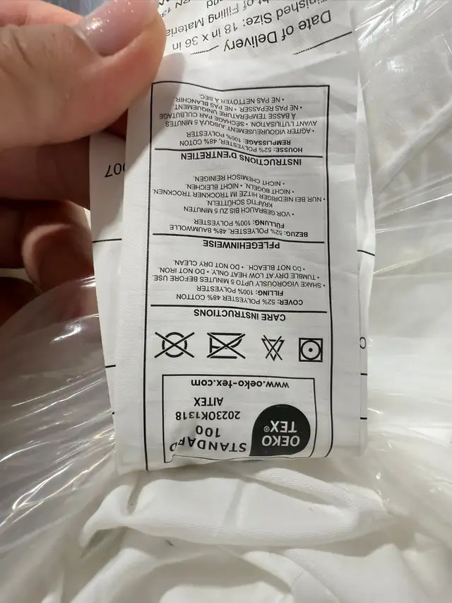 Full Body Pillow Insert 18 x 36 Inch Set of 2 Utopia Bedding in Bedding in St. Catharines - Image 9