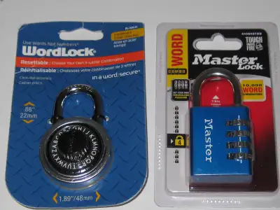 Brand New WordLock or MasterLock, View more