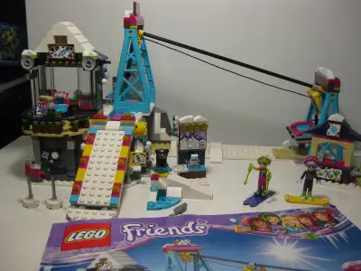 Lego Friends Snow Resort Ski Lift (complete with manual), View more