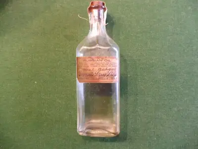 vintage Orillia Russian oil bottle, View more