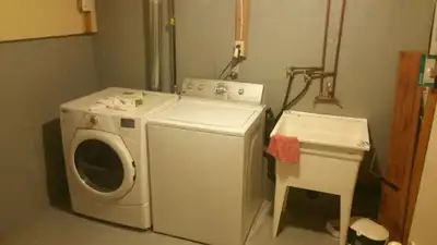 Utilities included. Clean, quiet, family-friendly, private entrance, shared laundry room, 1 parking...