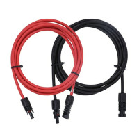 Câble PV #10,  2 conducteurs 1 rouge et 1 noir, -/M -/F, 0,80 $