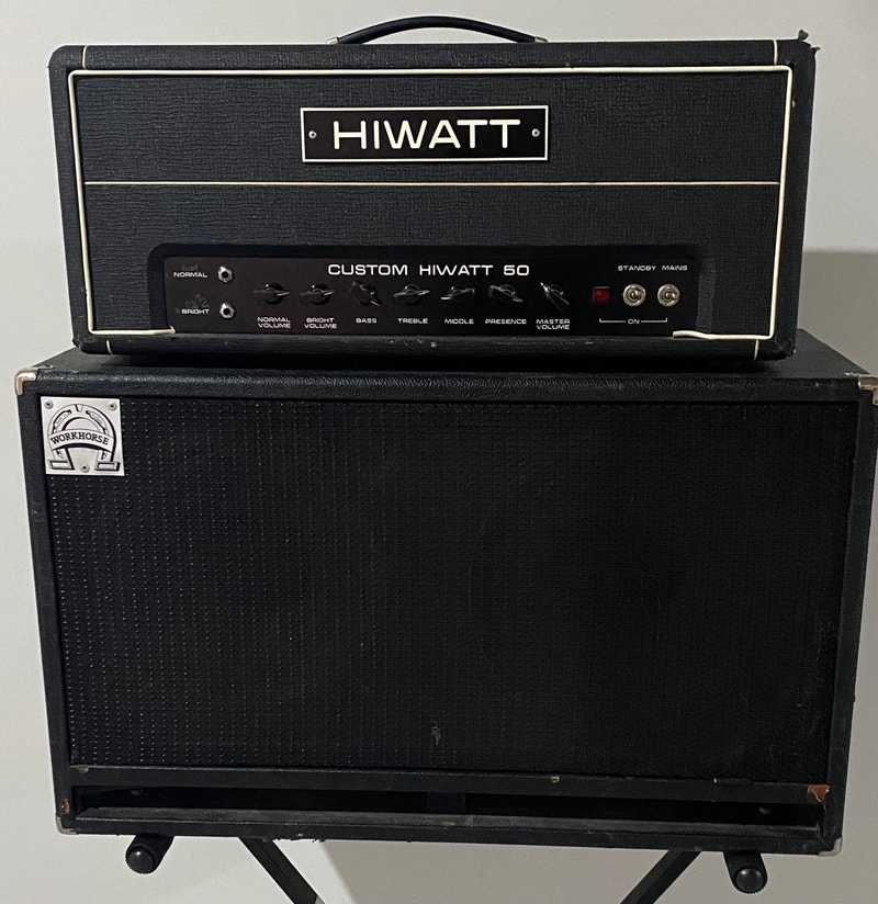 HiWatt DR504 Amplifier (Vintage 1979) with Workhorse Amps