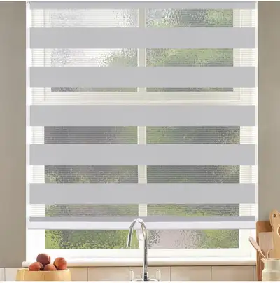 SEEYE Cordless Zebra Blinds Roller Shades for Window- NEW, View more