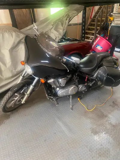 In immaculate condition. Hardly rode it. That’s why I’m selling it. Helmet gloves goggles and leathe...