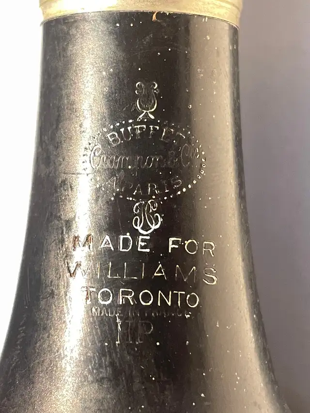 Vintage Buffet Crampon "HP" Clarinet Made for Williams Toronto in Woodwind in City of Toronto - Image 4