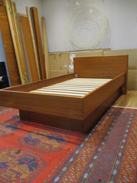 Twin Size MCM Teak Bed