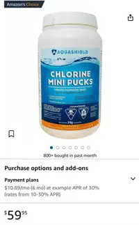 Chlorine Mini Pucks 2kg