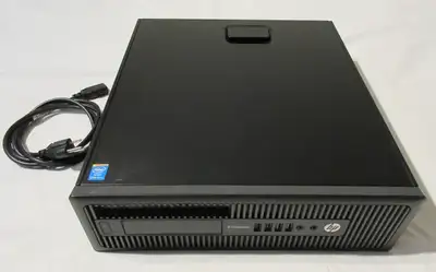 Ordinateur HP Elitedesk 800 G1 Core-i5-4570 RAM 16Go SSD 128Go + HD 1To, 4x USB 3.0, 6x USB 2.0, RJ-...