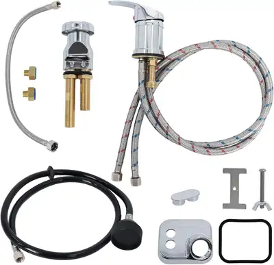 Shampoo Bowl Faucet Vacuum Breaker Kit with Hose & Sprayer for H, View more