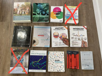 Textbooks for sale 