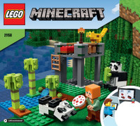 Lego Minecraft, The panda nursery, set 21158