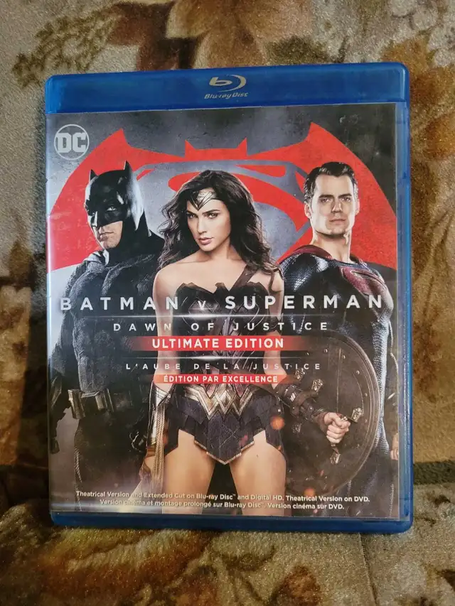 Batman Vs. Superman Dawn Of Justice Blu-ray in CDs, DVDs & Blu-ray in Chatham-Kent - Image 2